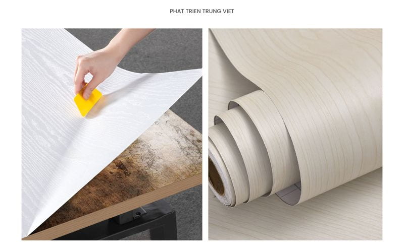 Tùy vào chất liệu giấy dán bàn sẽ có hoặc không chống nước